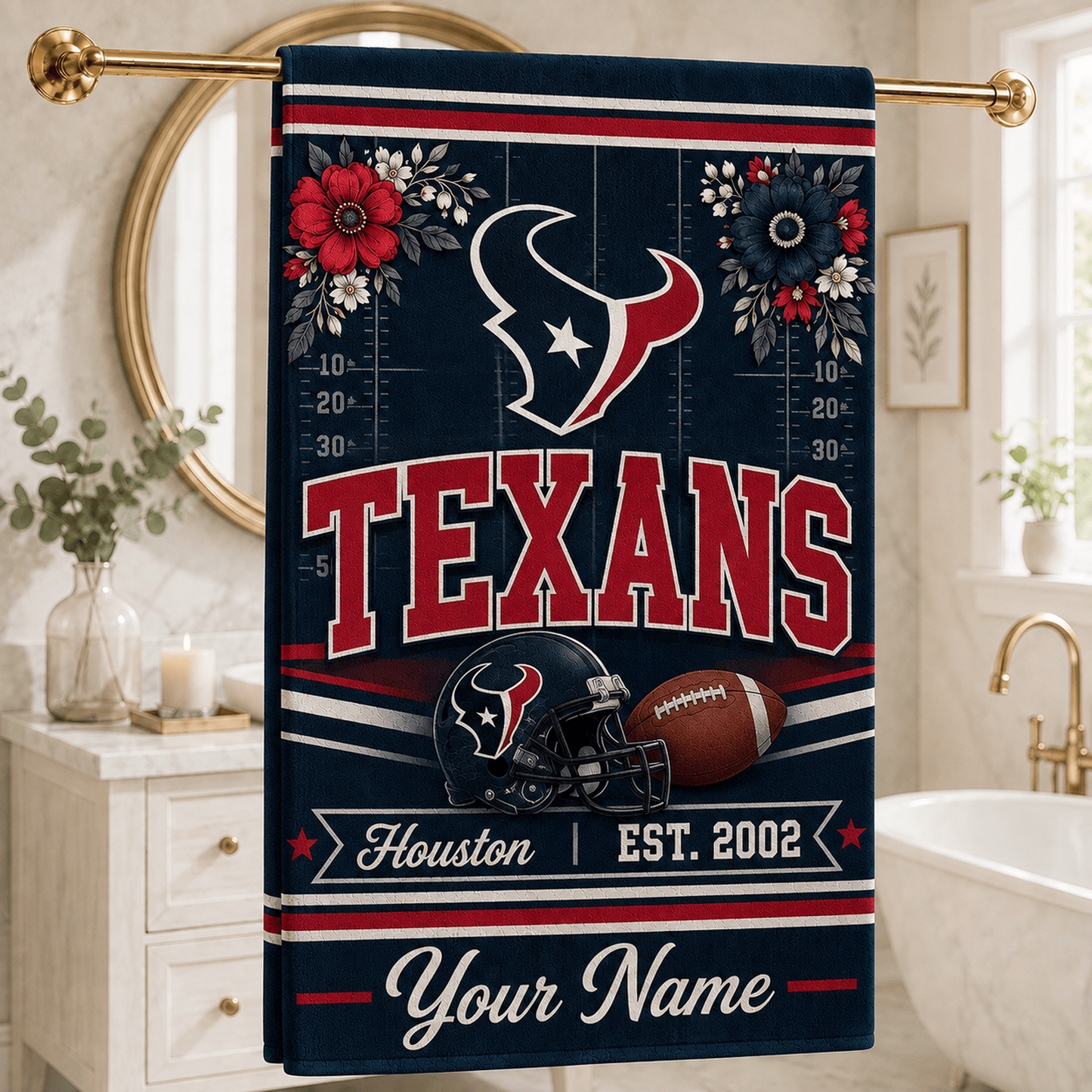 Premium NFL x HOU Game Day Garden Towels