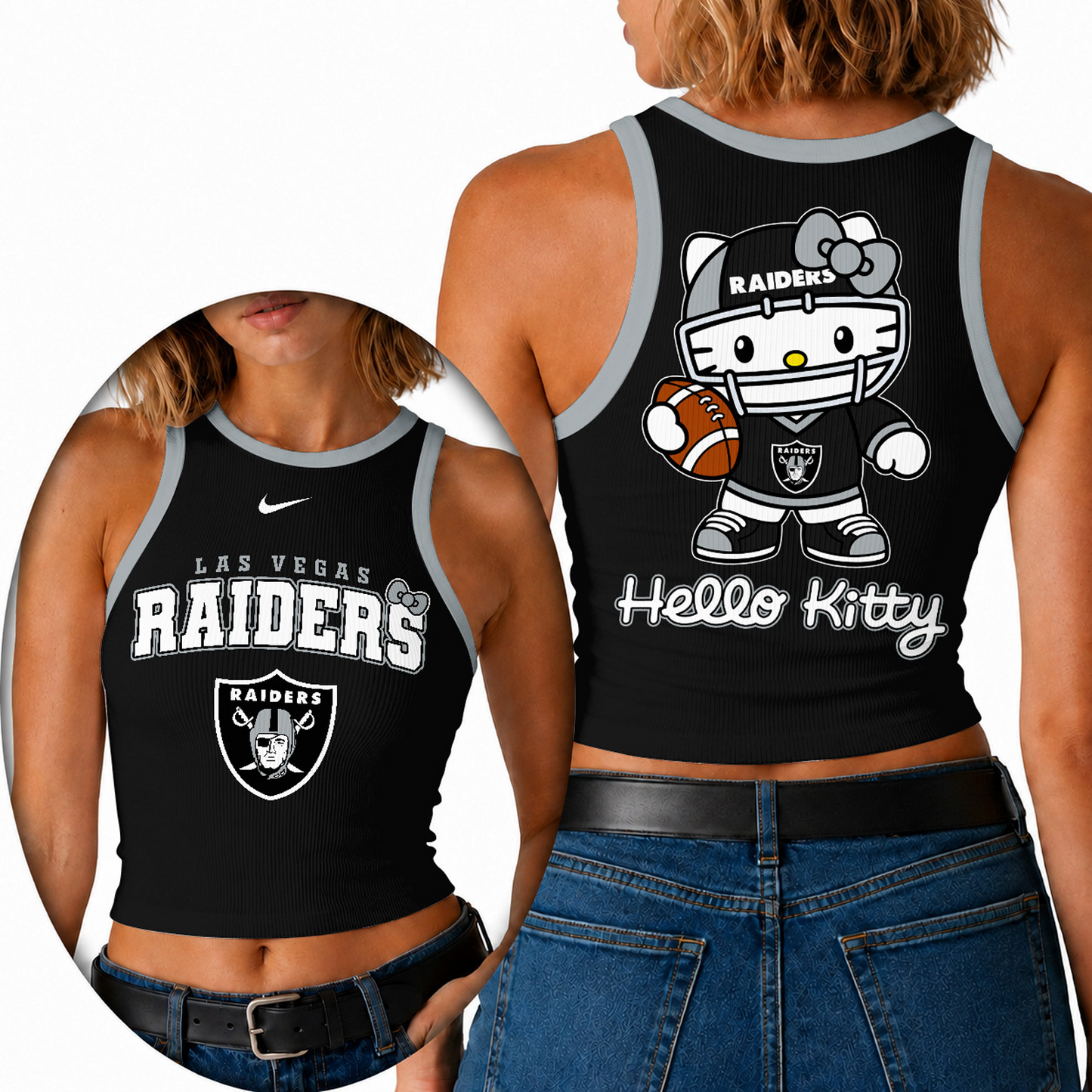 Premium NFL x LVR Hello Kitty Tank Top