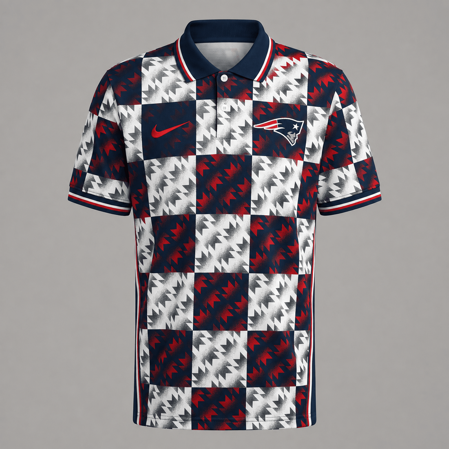 Premium NFL x NEP Menƒ??s Retro Geometric Pattern Polo Shirt