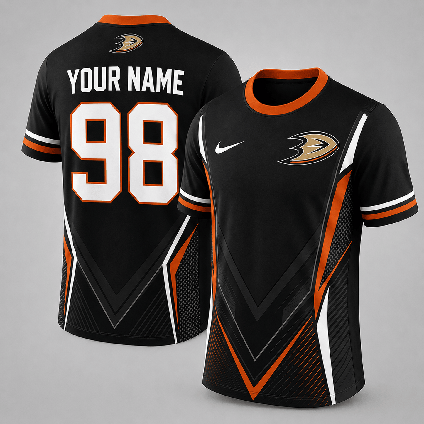 Premium NHL x ANA Personalized Game Day Fan Top T-Shirt
