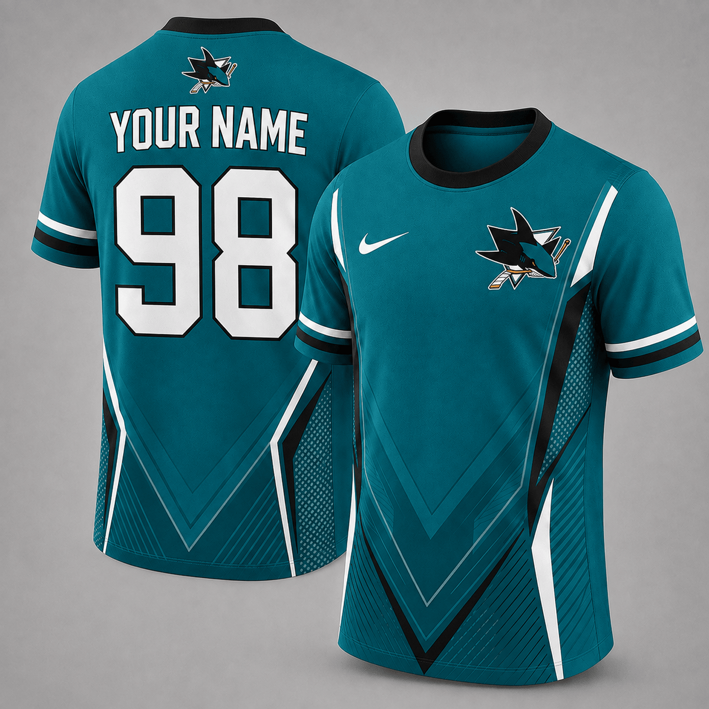 Premium NHL x SJS Personalized Game Day Fan Top T-Shirt