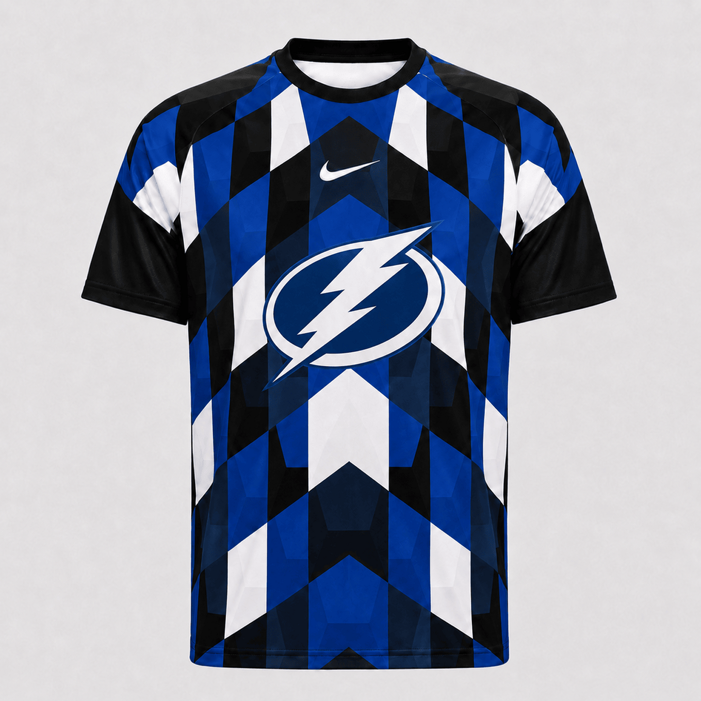 Premium NHL x TBL Vintage Diamond Grid Hockey T-Shirt