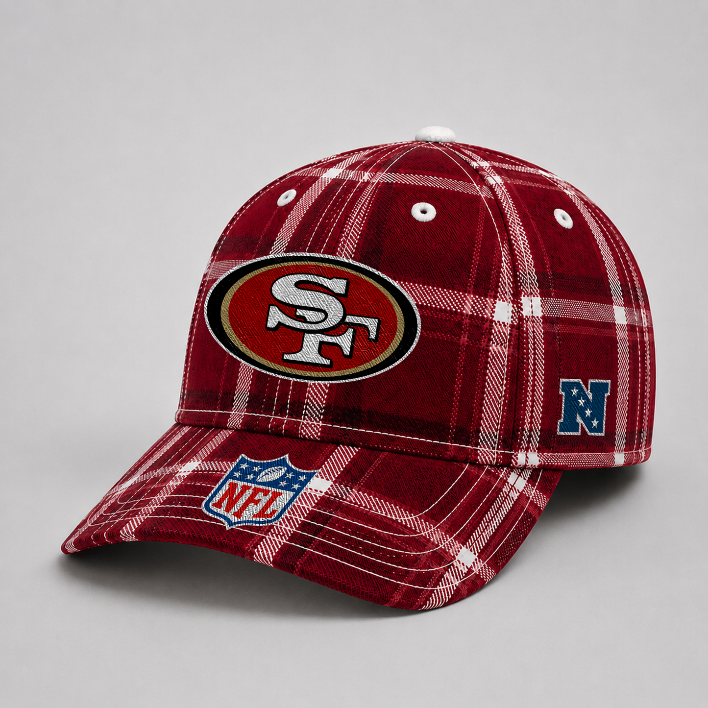 SF x NFL Premium Varsity Plaid Cap