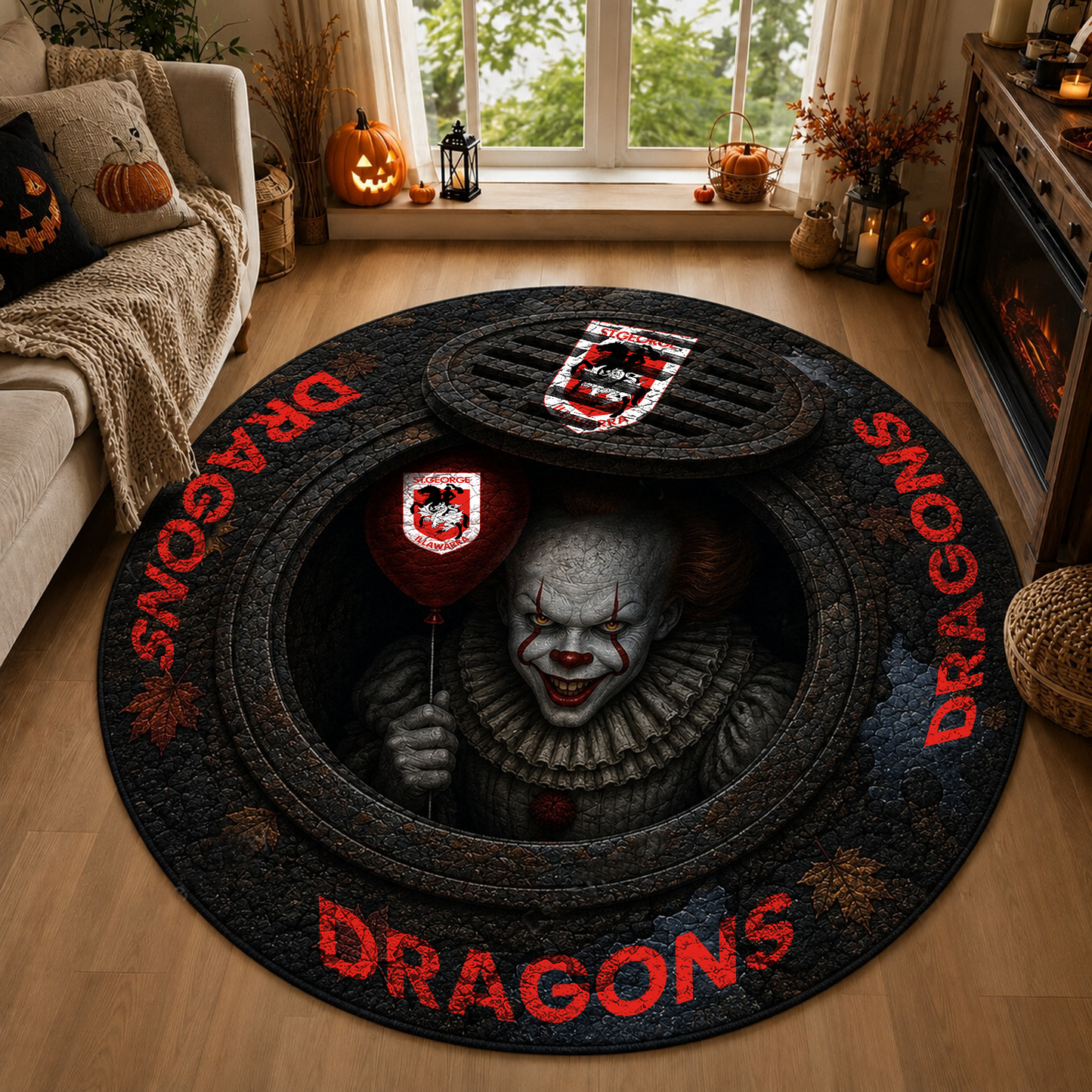 SGI x NRL Halloween IT Rug