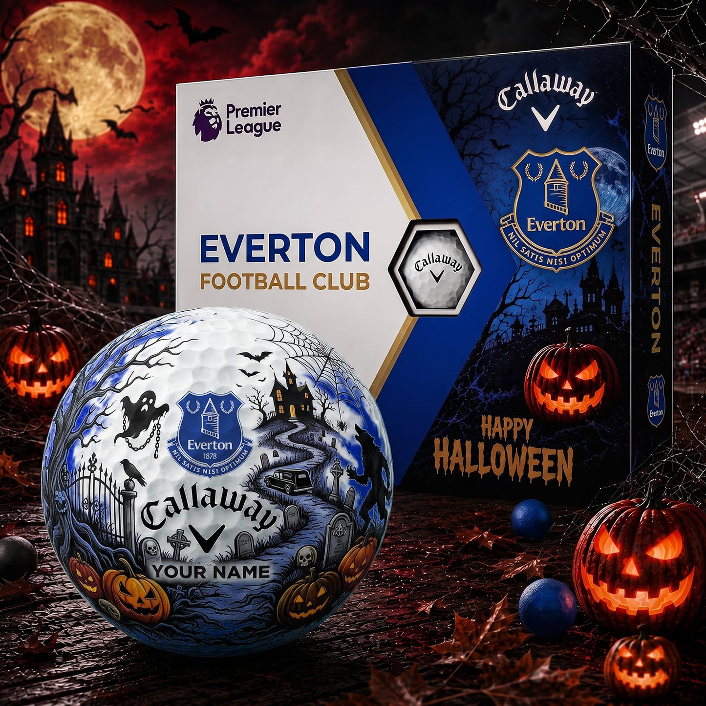 SIGNATURE EPL X EVE PERSONALIZED HALLOWEEN HAUNTED GOLF BALL – LIMITED EDITION