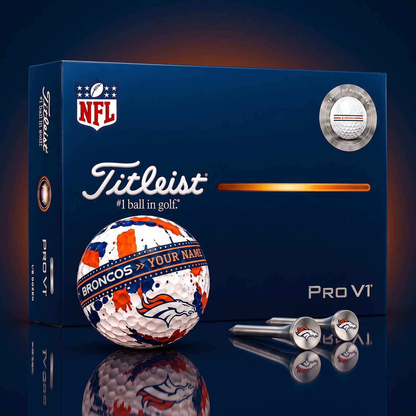 SIGNATURE NFL X DB DELUXE PERSONALIZED GOLF BALL LIMITED EDITION