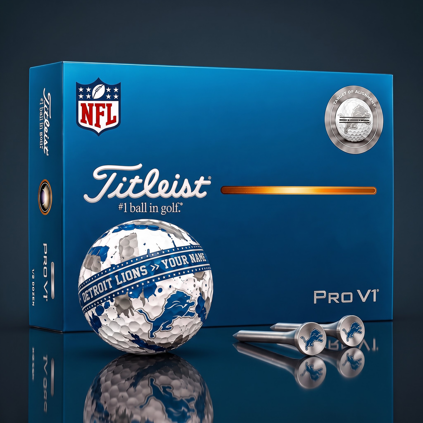 SIGNATURE NFL X DL DELUXE PERSONALIZED GOLF BALL LIMITED EDITION