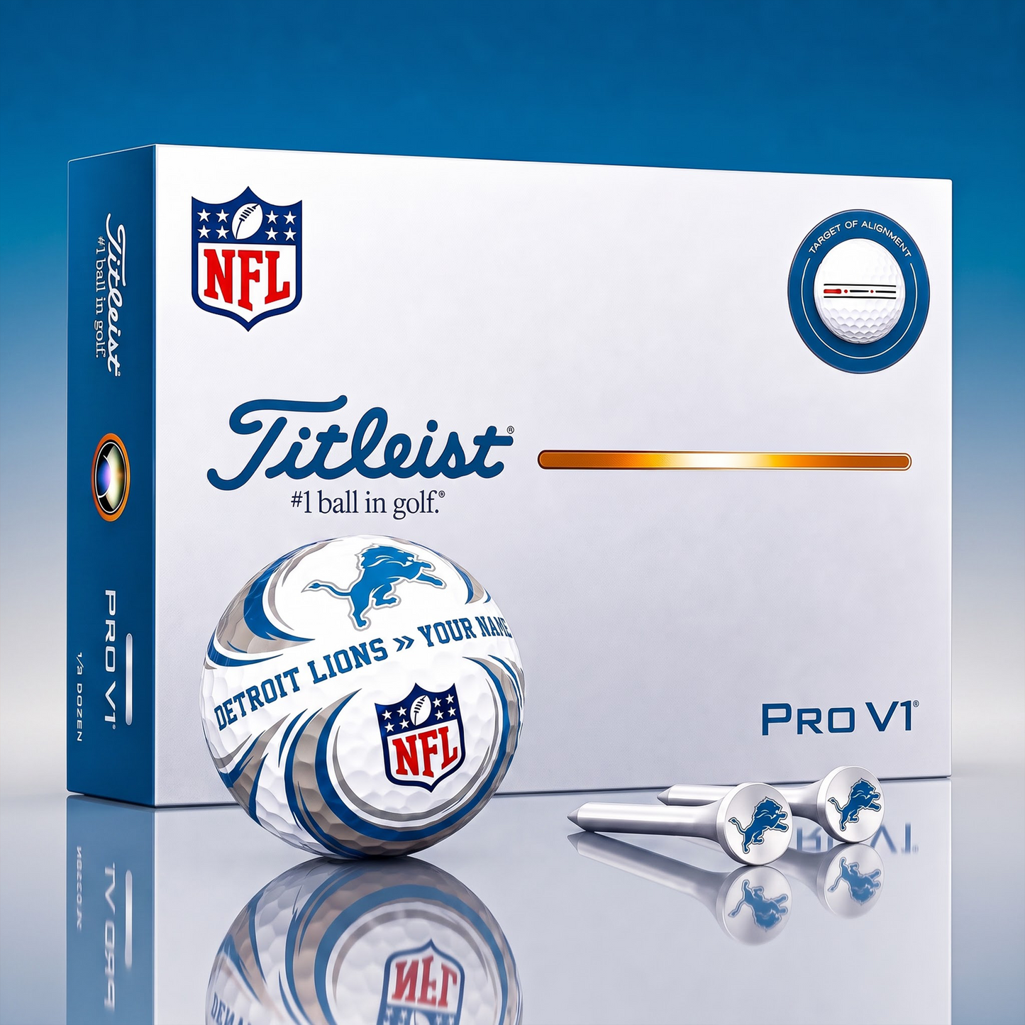 SIGNATURE NFL X DL DELUXE PERSONALIZED GOLF BALL LIMITED EDITION V3