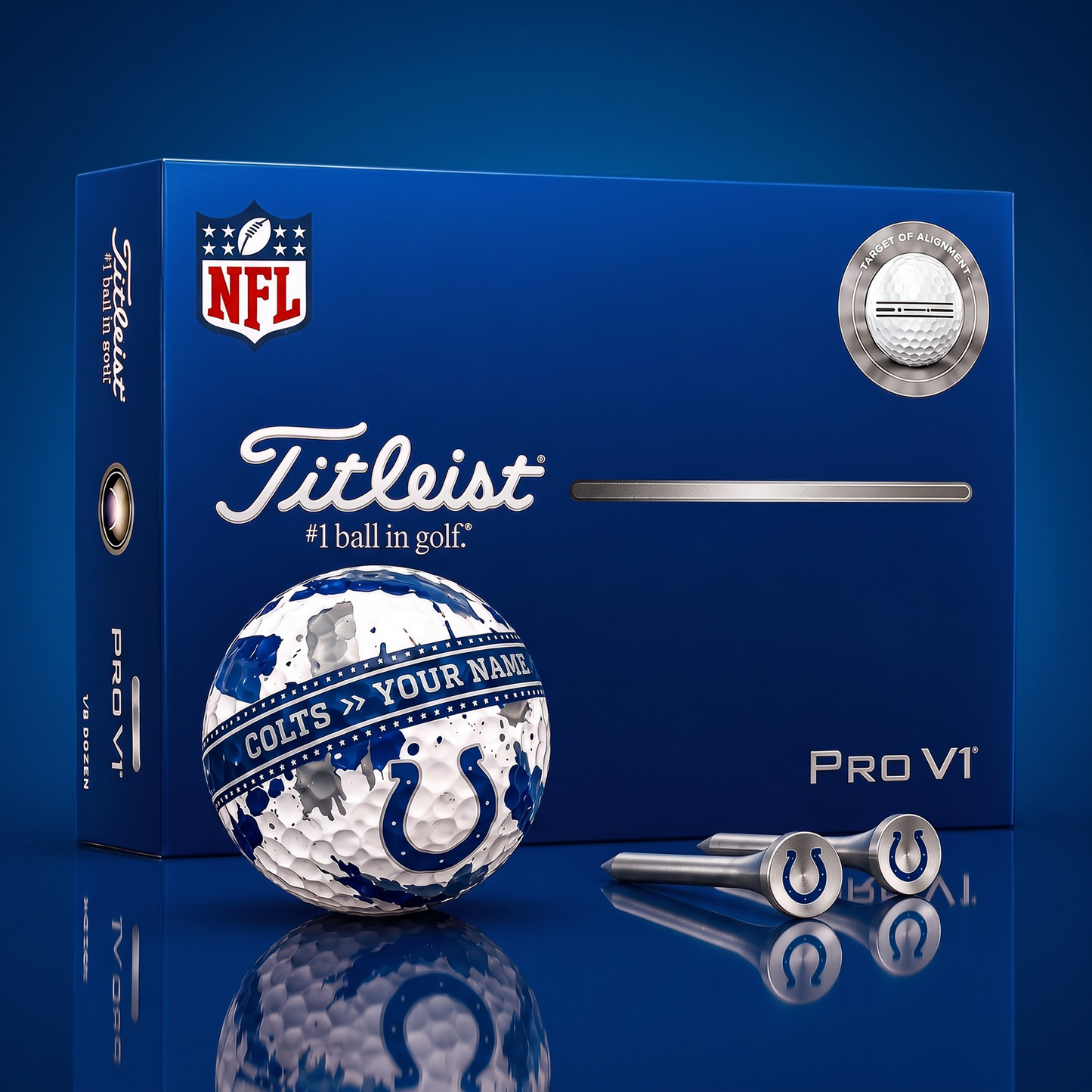 SIGNATURE NFL X IC DELUXE PERSONALIZED GOLF BALL LIMITED EDITION