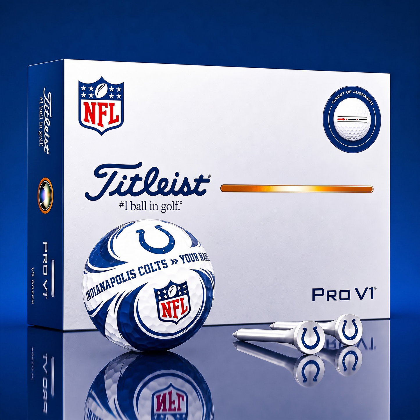 SIGNATURE NFL X IC DELUXE PERSONALIZED GOLF BALL LIMITED EDITION V3