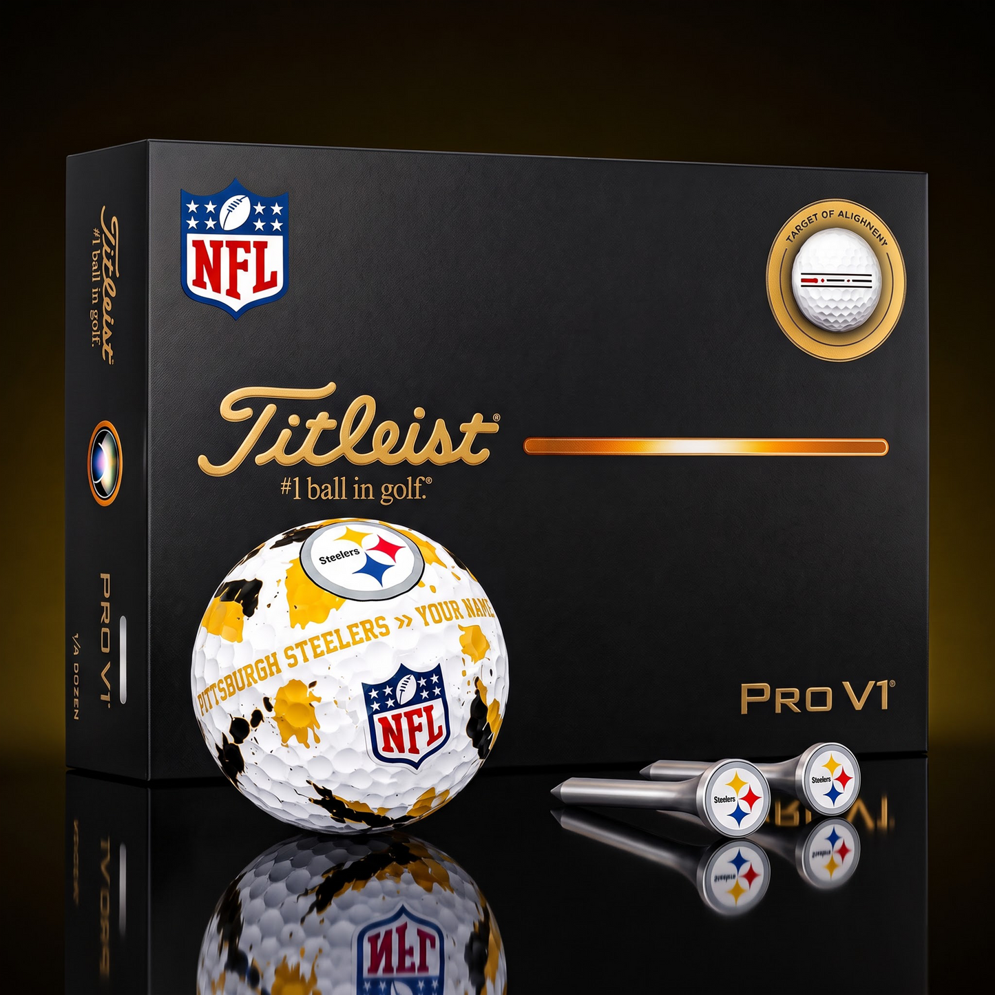 SIGNATURE NFL X PS DELUXE PERSONALIZED GOLF BALL SET LIMITED EDITION V2