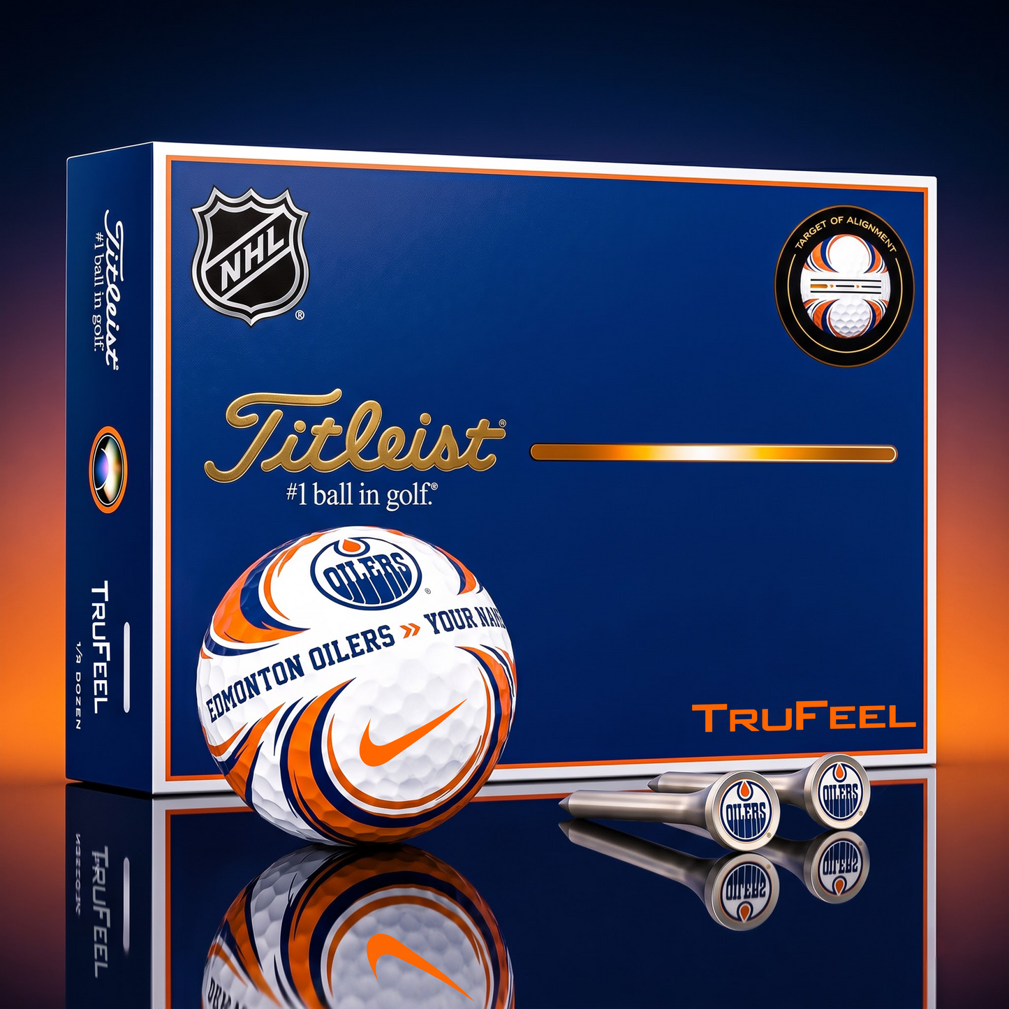 SIGNATURE NHL X EO DELUXE PERSONALIZED GOLF BALL LIMITED EDITION V3