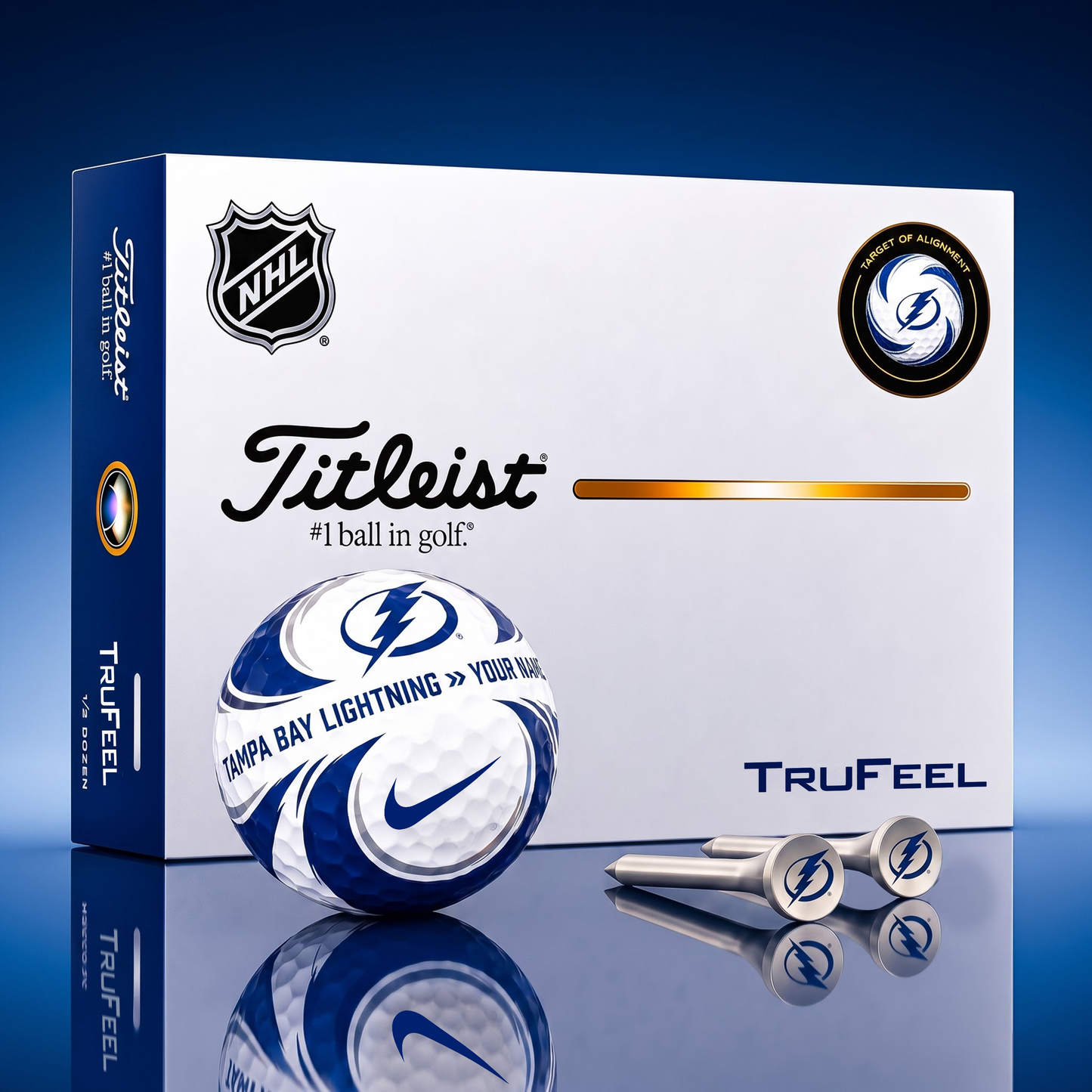 SIGNATURE NHL X TBL DELUXE PERSONALIZED GOLF BALL LIMITED EDITION V3