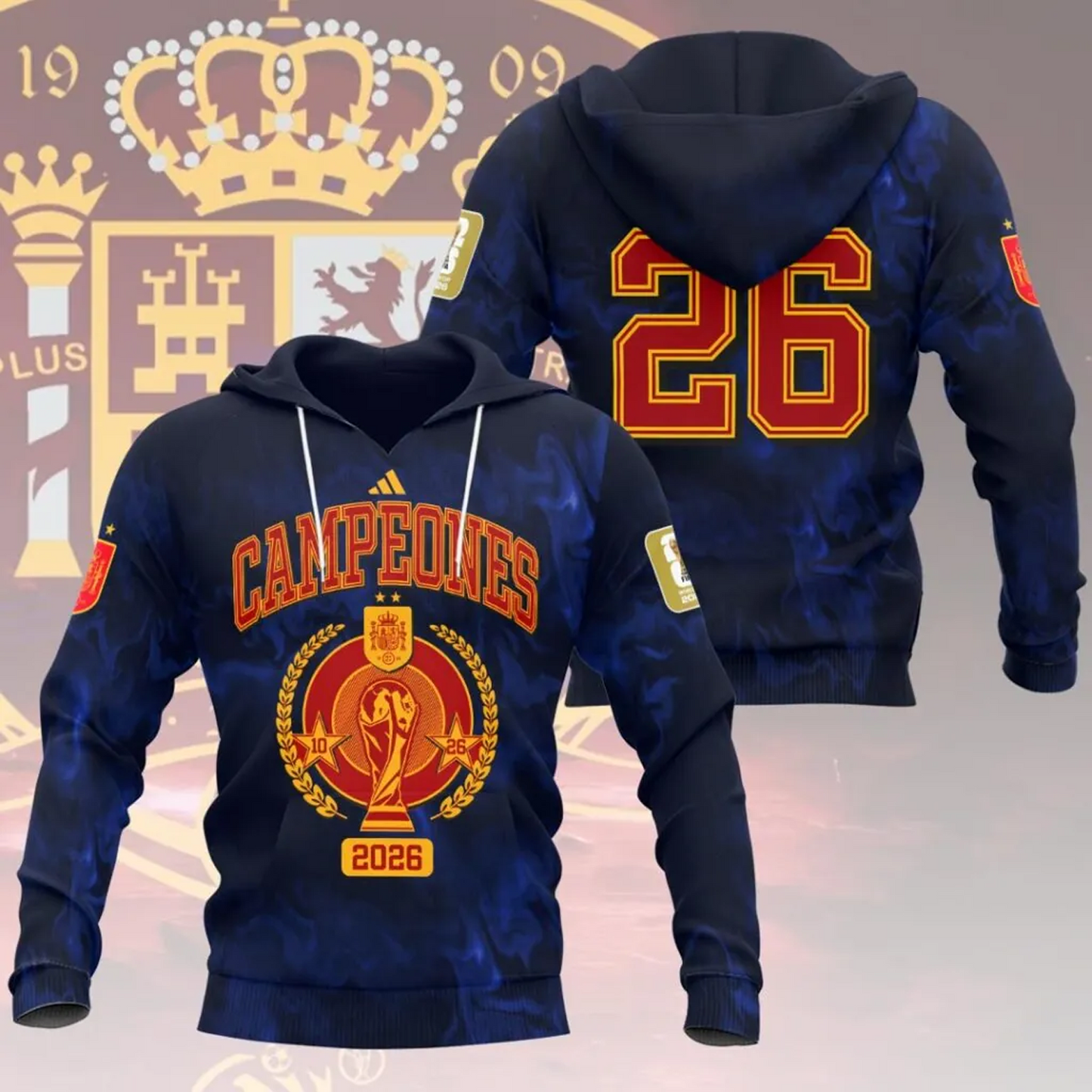 Spain National Team 2026 FIFA World Cup Champions 3D Apparel V1