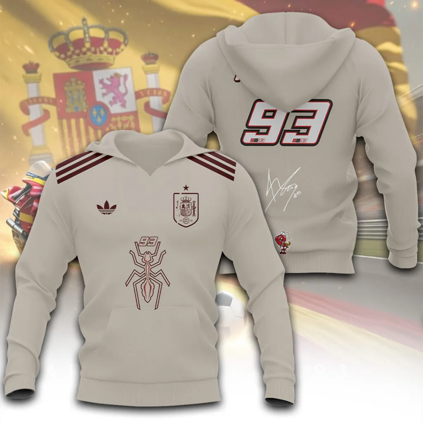 Spain National Team 2026 FIFA World Cup Champions 3D Apparel V9