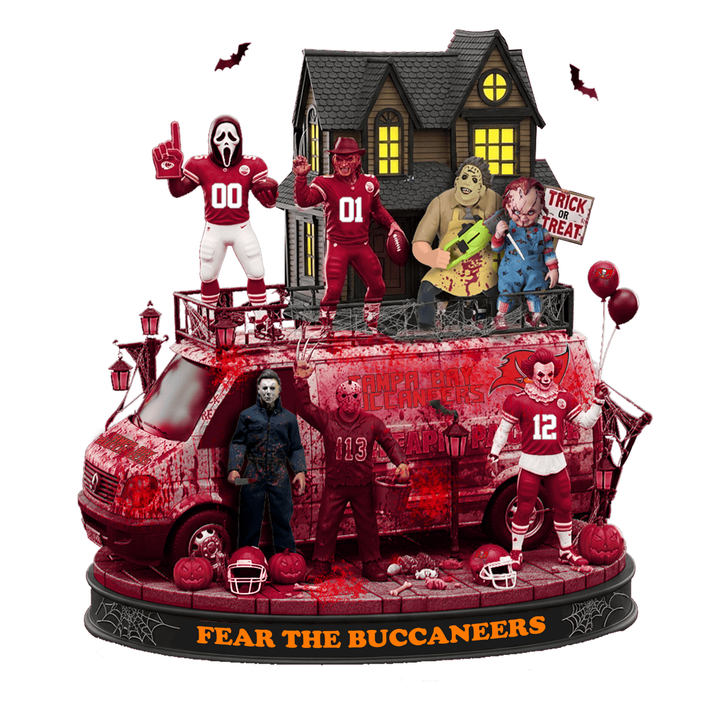 TB x NFL Halloween Acrylic Plaque