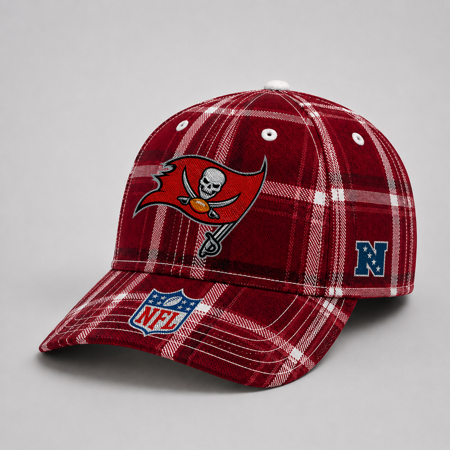 TB x NFL Premium Varsity Plaid Cap