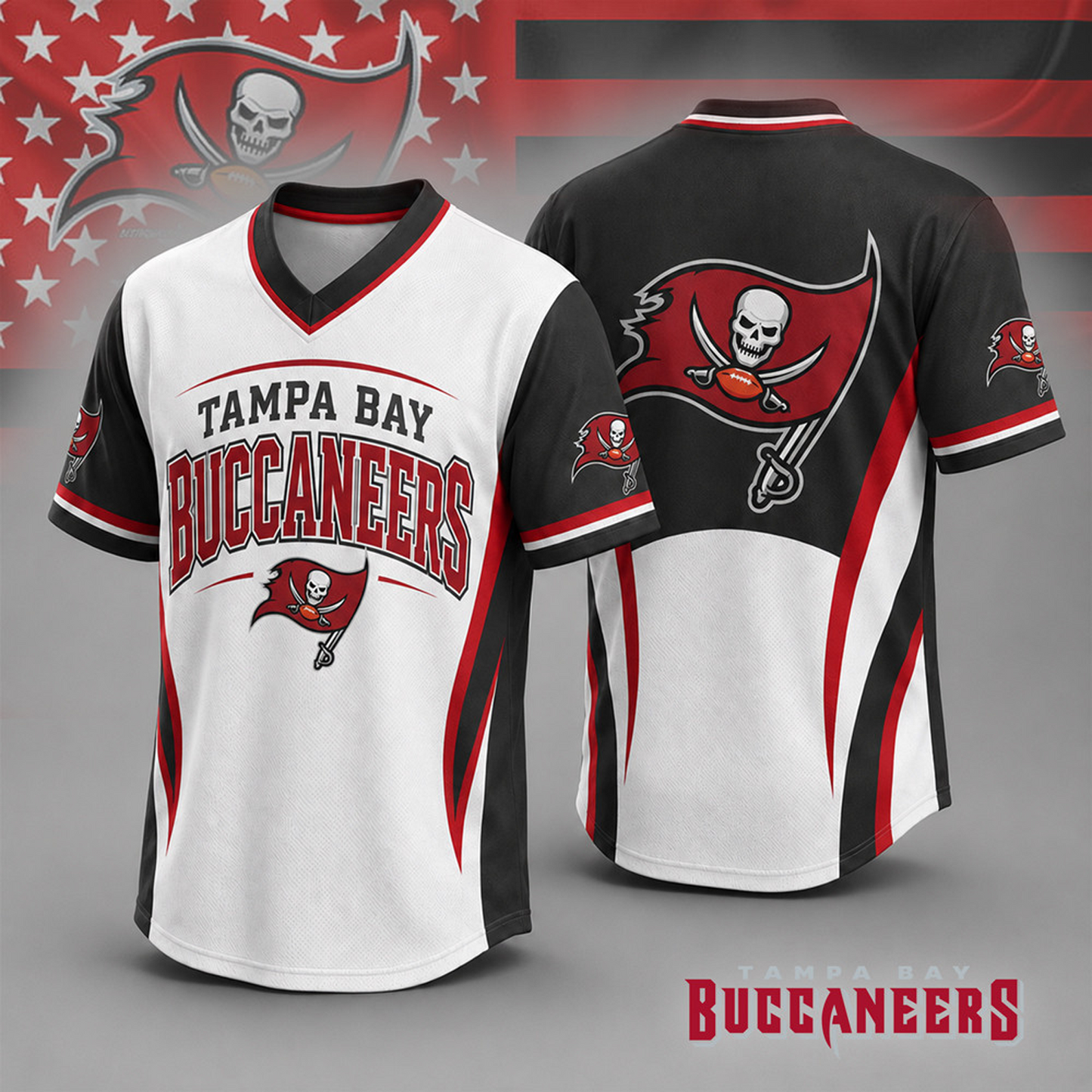 TB x NFL Team Spirit V-Neck Jersey