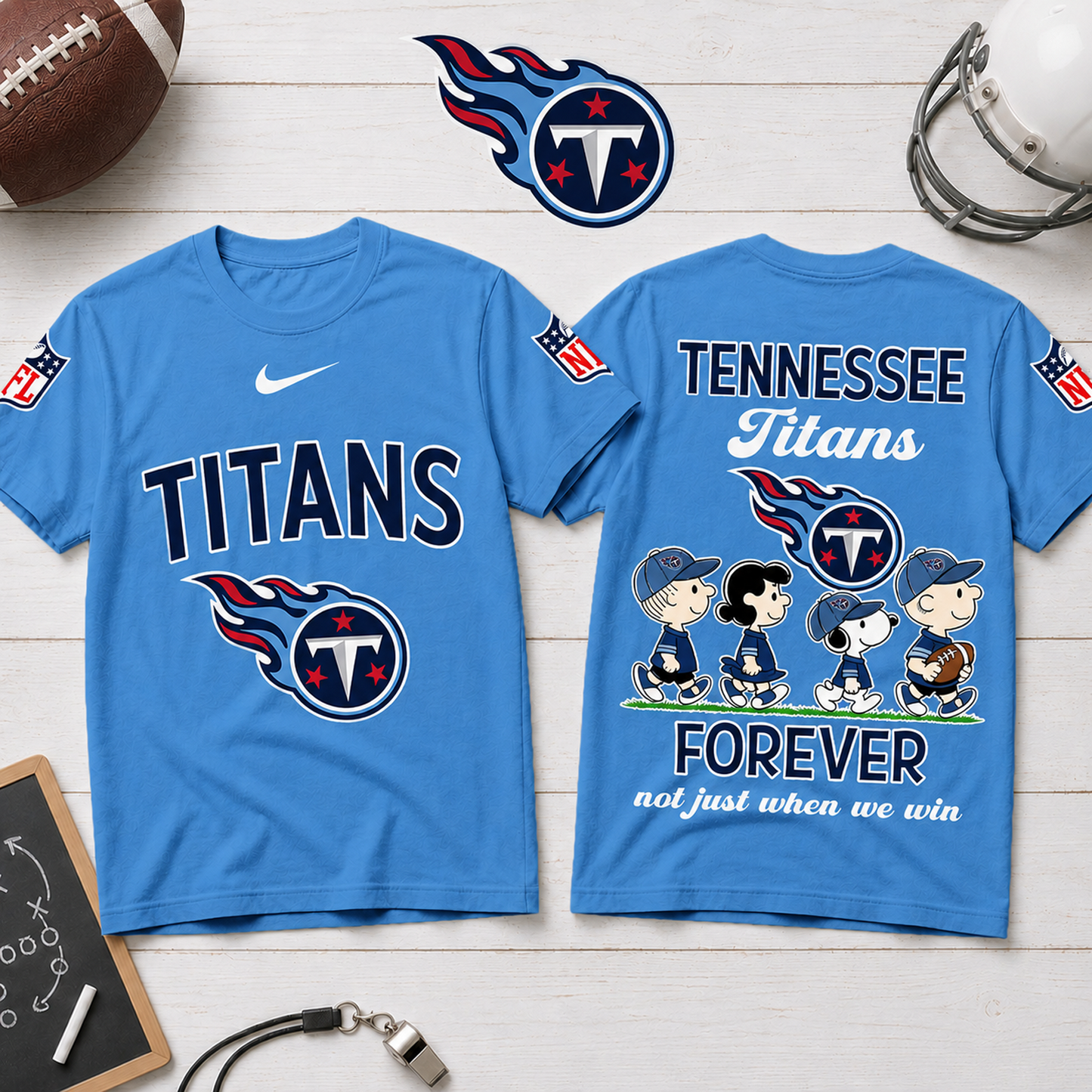 TEN x NFL Forever ƒ?? Peanuts Football Fan 3D Shirt 2007