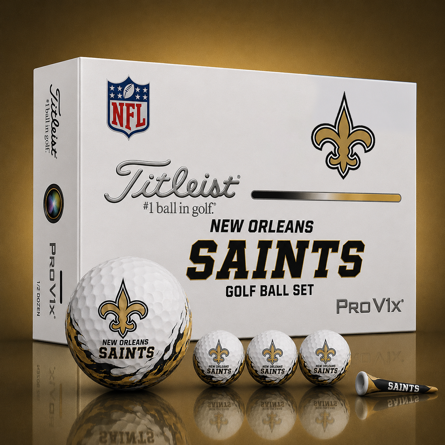 Titleist X Premium NFL NO PERSONALIZED GOLF BALL LIMITED EDITION 2408 V2