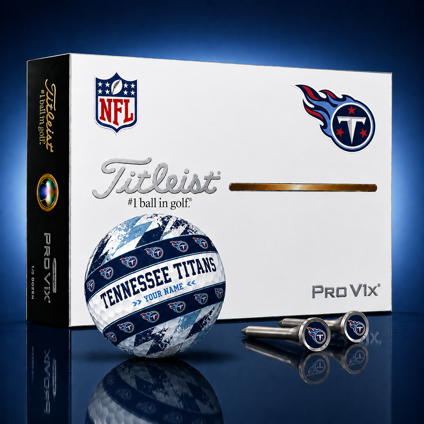 Titleist X Premium NFL TEN PERSONALIZED GOLF BALL LIMITED EDITION