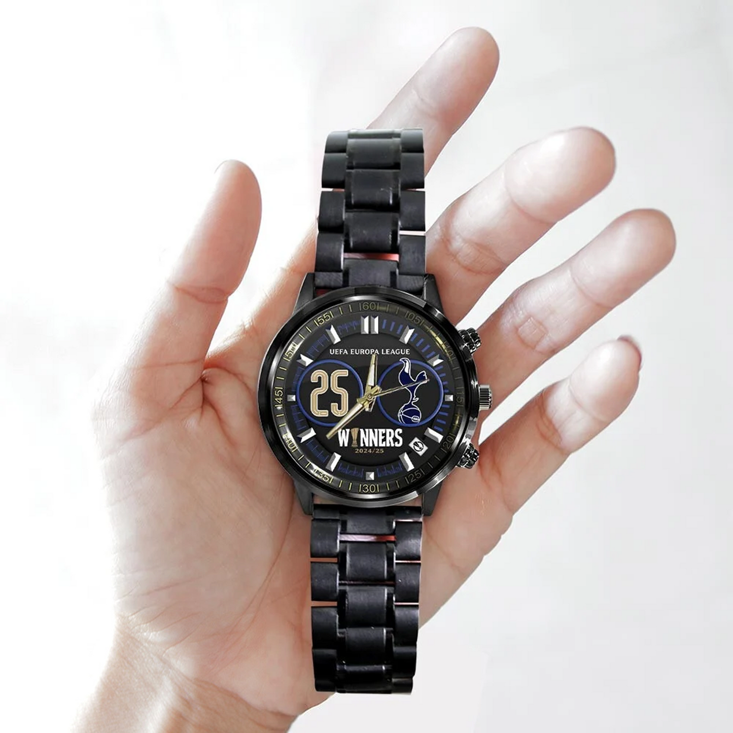 NYK x 2025 NBA Cup Champions Black Stainless Steel Watch DATND TANTD