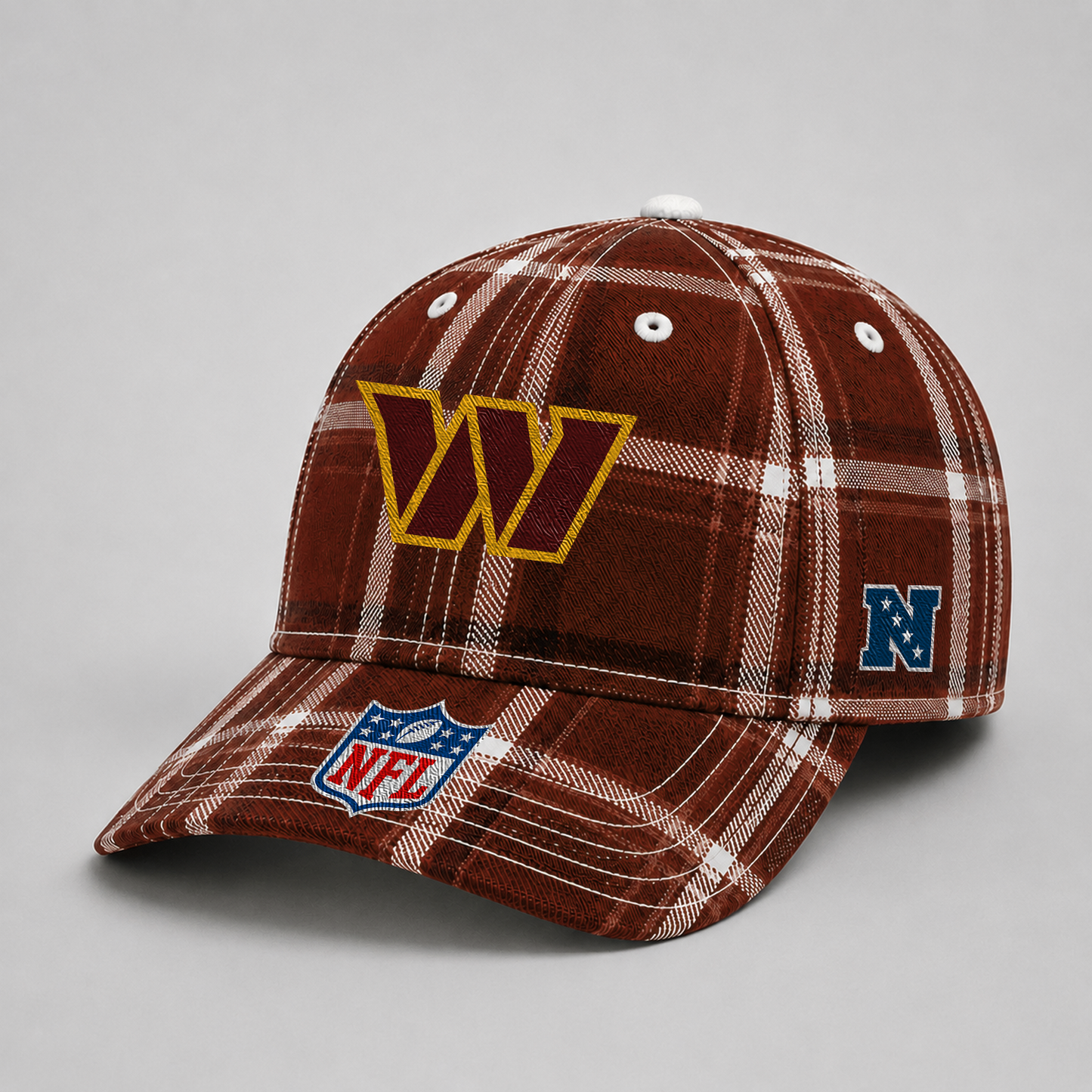 WAS x NFL Premium Varsity Plaid Cap