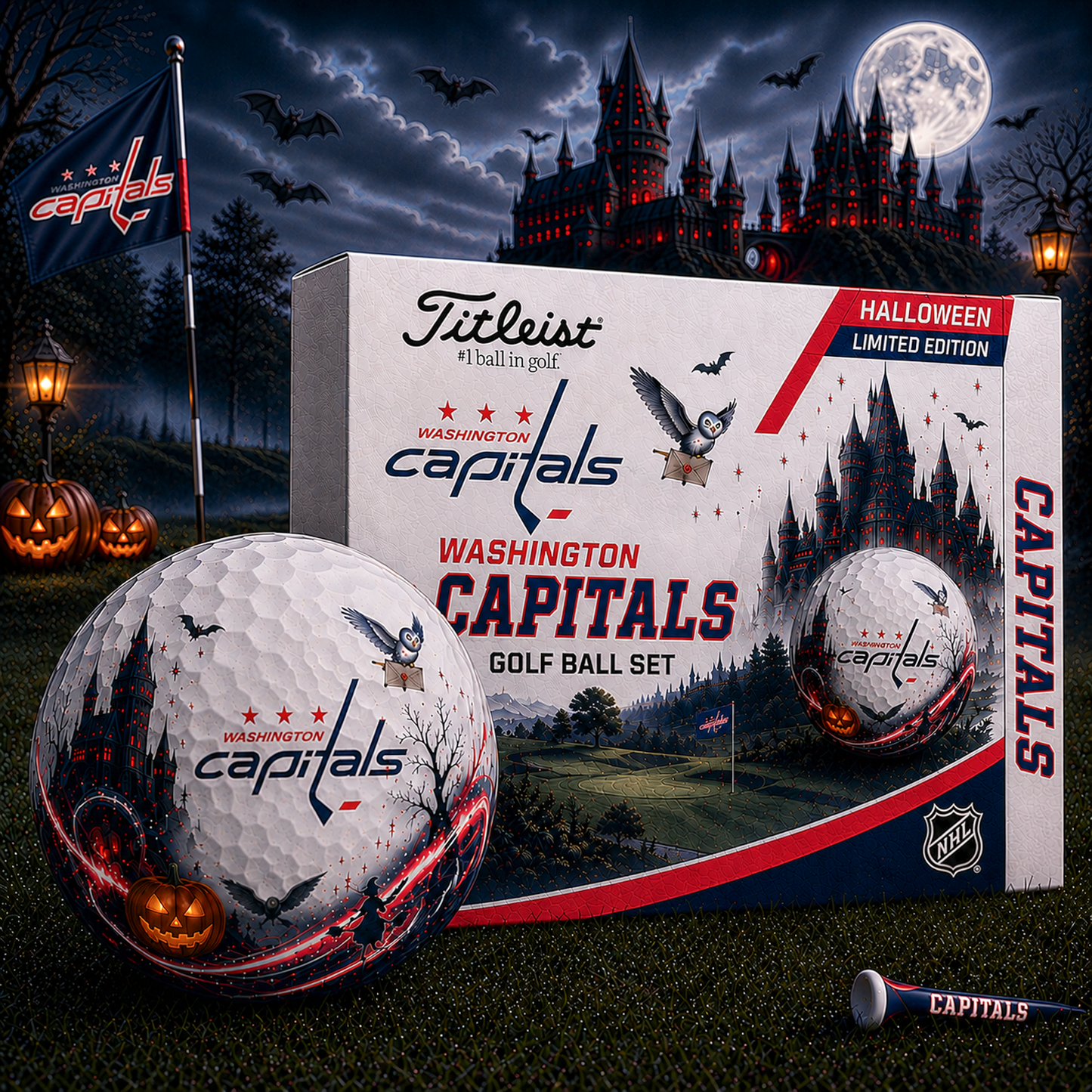 WSH x NHL Halloween Edition Golf Ball Set Premium Golf Balls