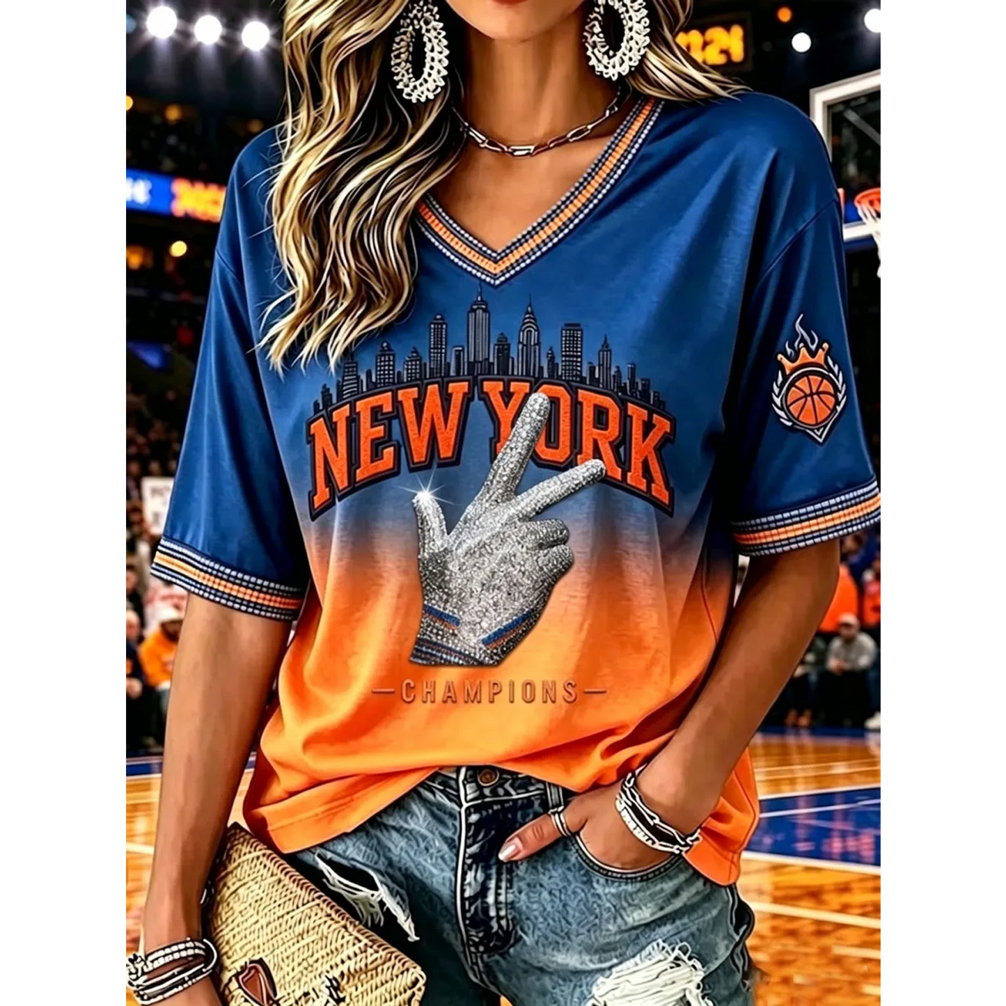 Women's NYK Classic Basketball Shirt V1 DATND TANTD 090626