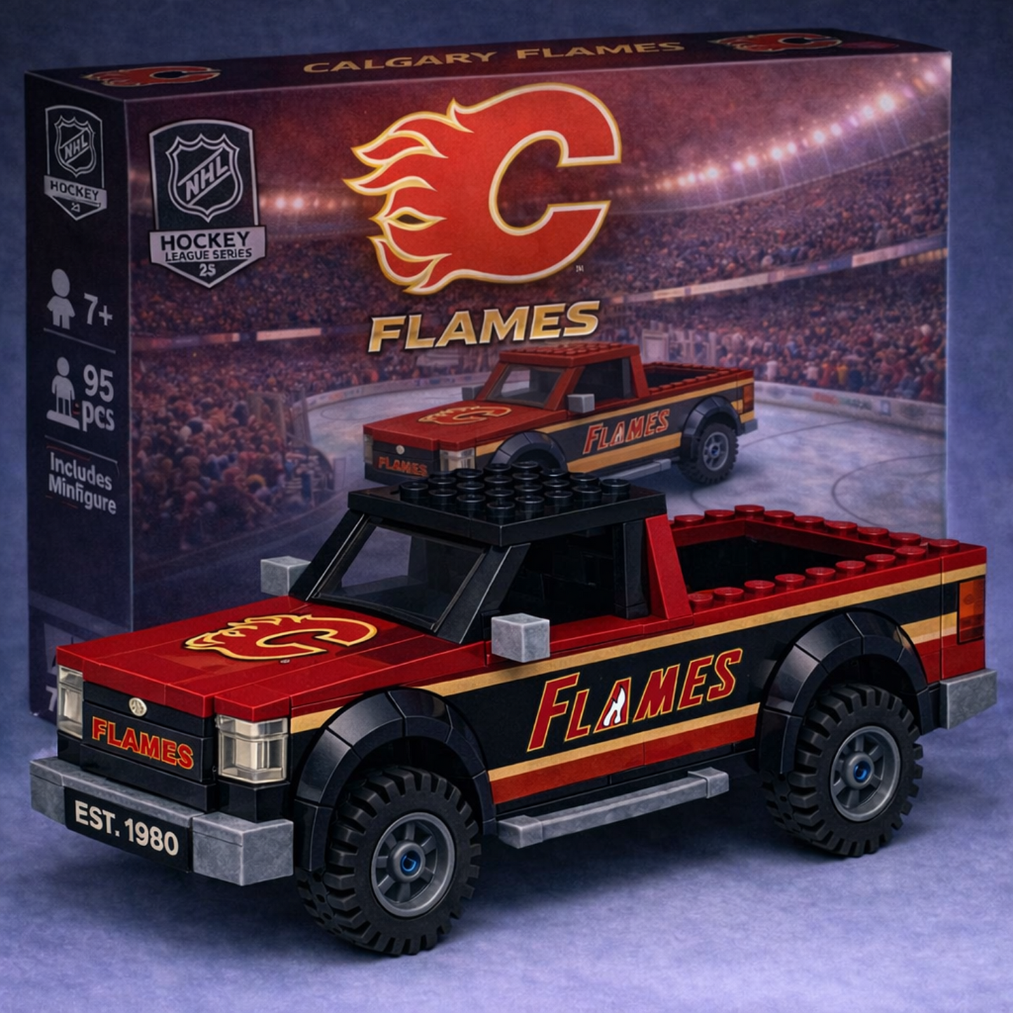 CGY x NHL Building Blocks Truck Toy Set V2 DatND DVT