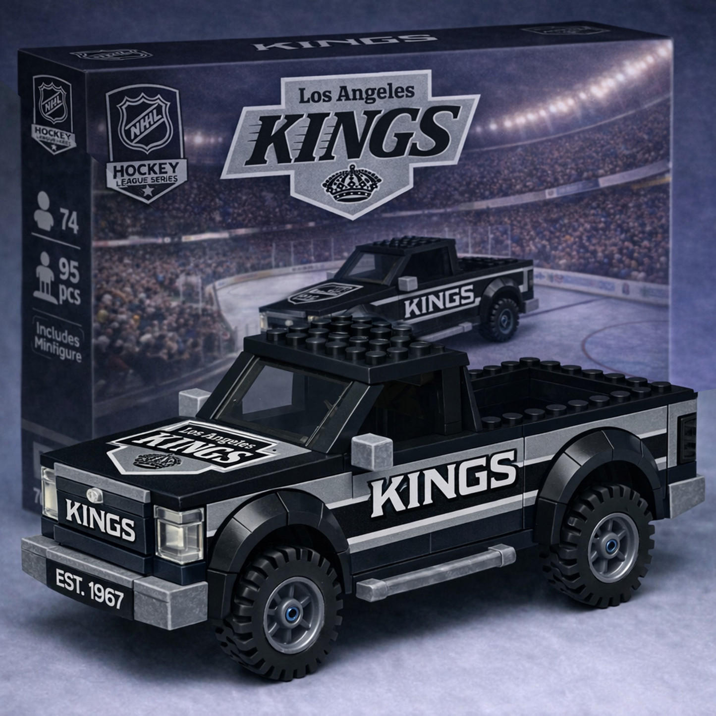 LAK x NHL Building Blocks Truck Toy Set V2 DatND DVT
