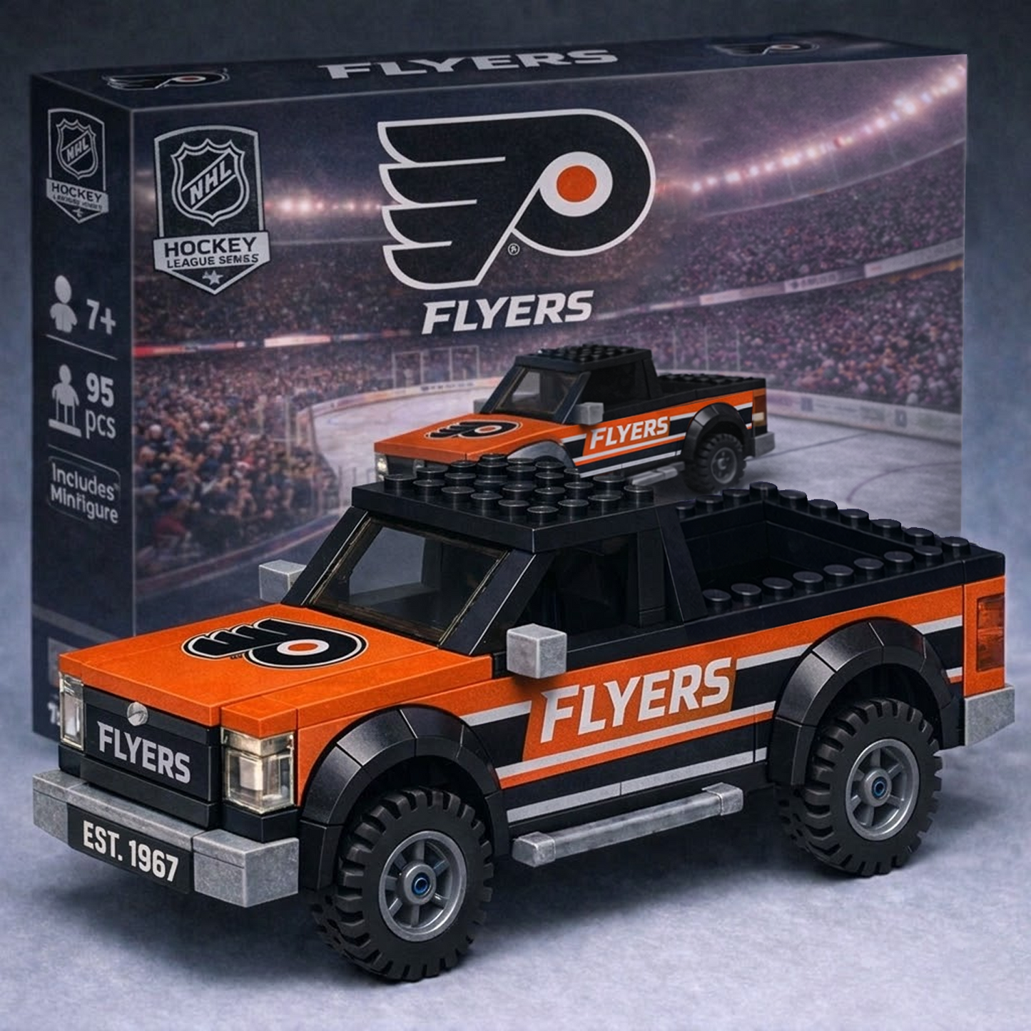 PHI x NHL Building Blocks Truck Toy Set V2 DatND DVT