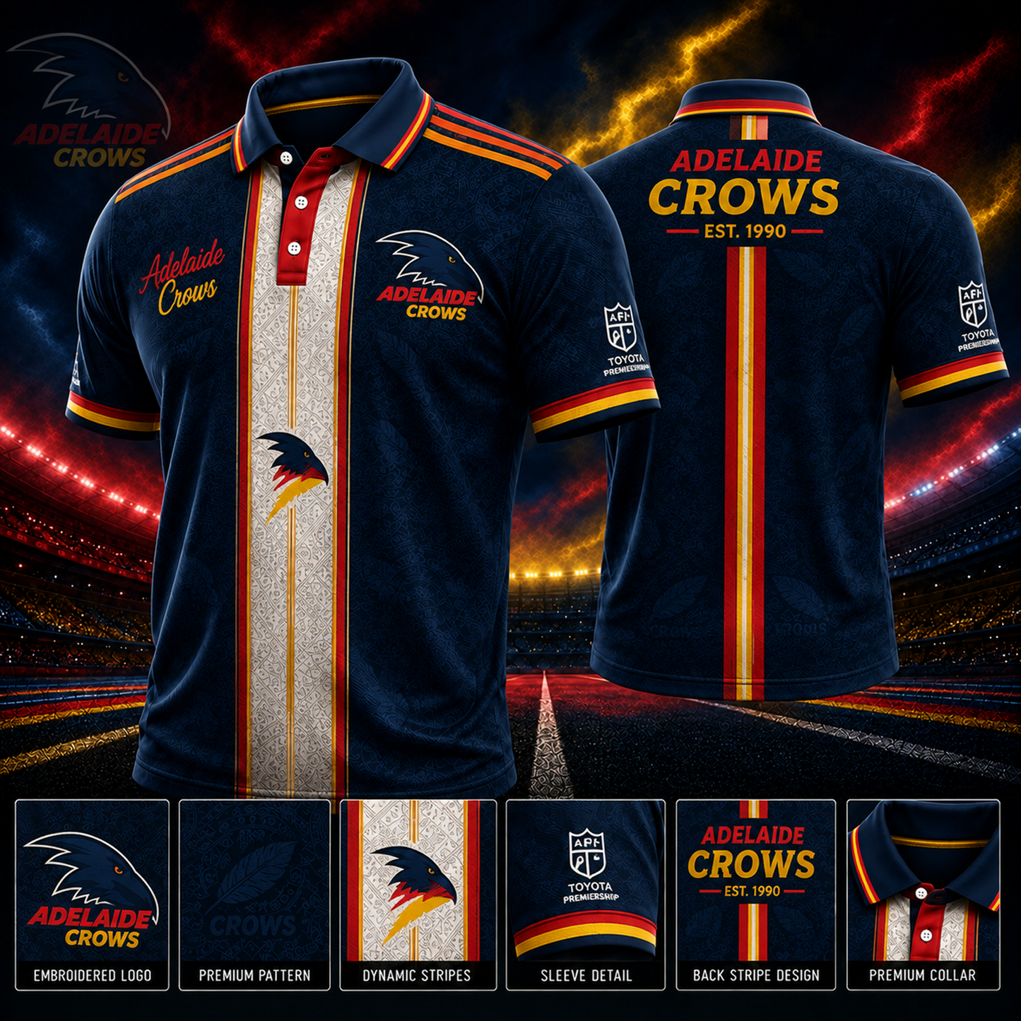 ADE x AFL Polo Shirt Limited Edition