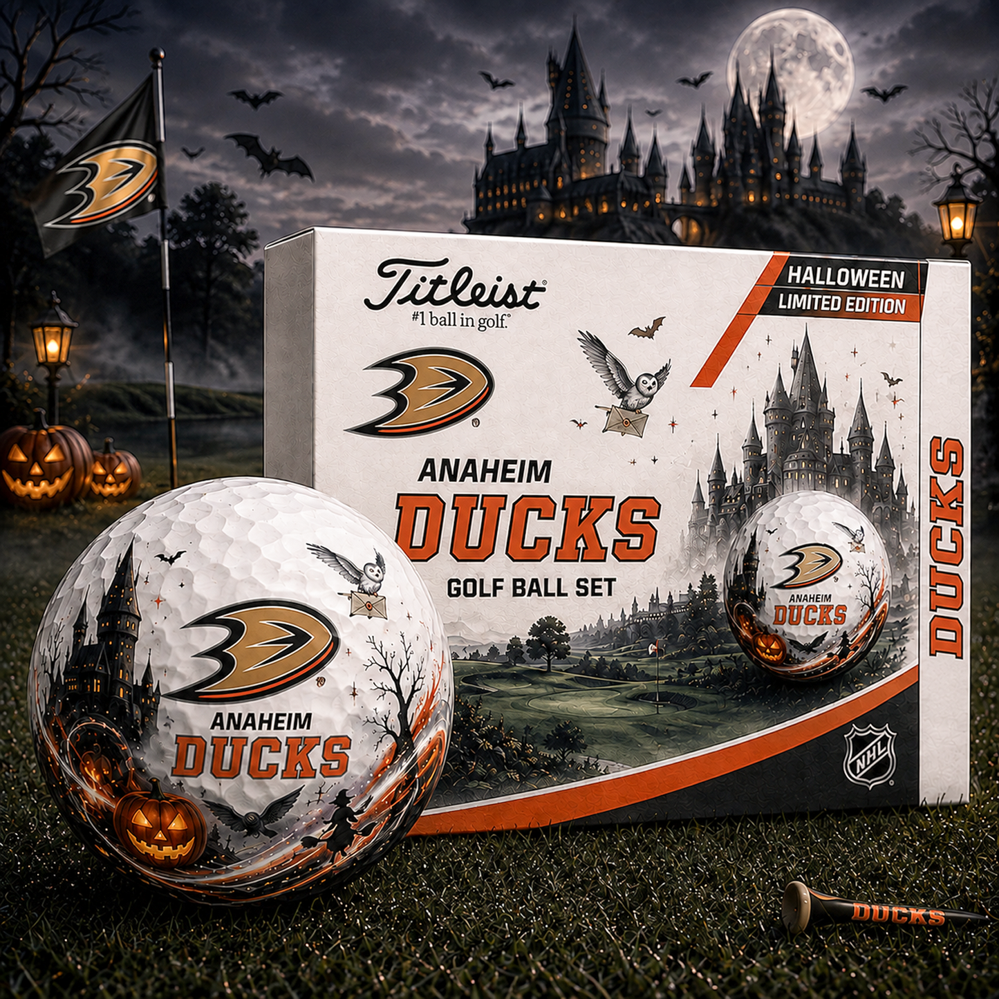 ANA x NHL Halloween Edition Golf Ball Set Premium Golf Balls