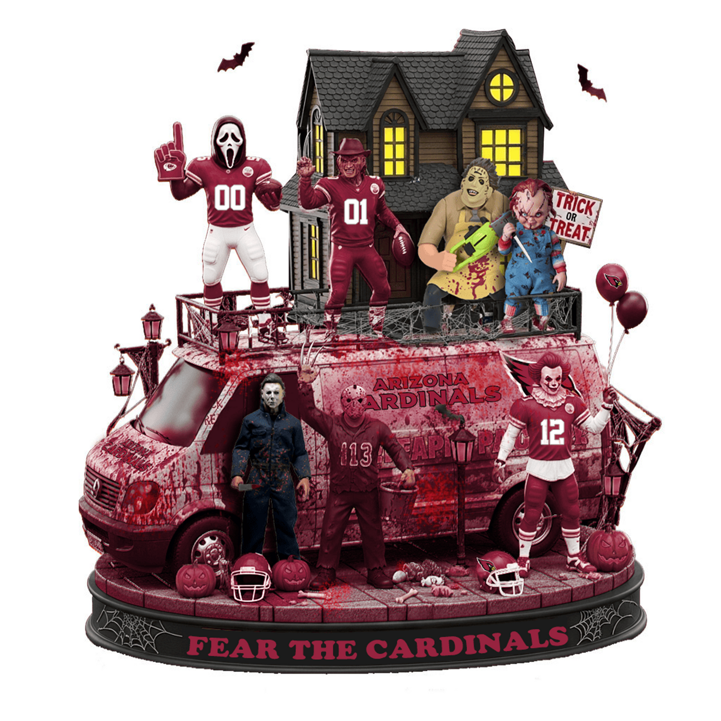 ARI x NFL Halloween Acrylic Plaque
