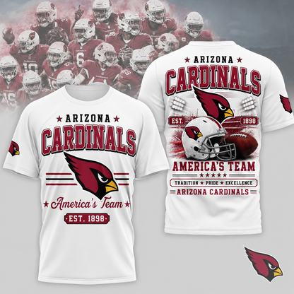 ARI x NFL Premium Team Tradition Pride 3D Shirt