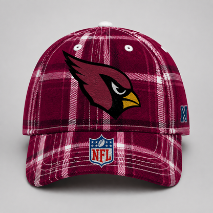 ARI x NFL Premium Varsity Plaid Cap