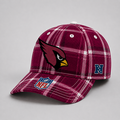 ARI x NFL Premium Varsity Plaid Cap
