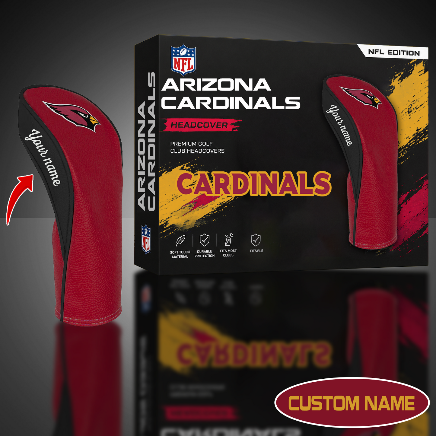 ARI x NFL WinCraft Golf Club Fairway Headcover