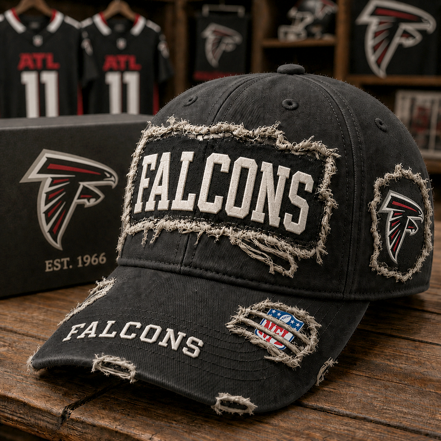 ATL x NFL Premium Patch Cap