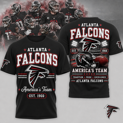 ATL x NFL Premium Team Tradition Pride 3D Shirt