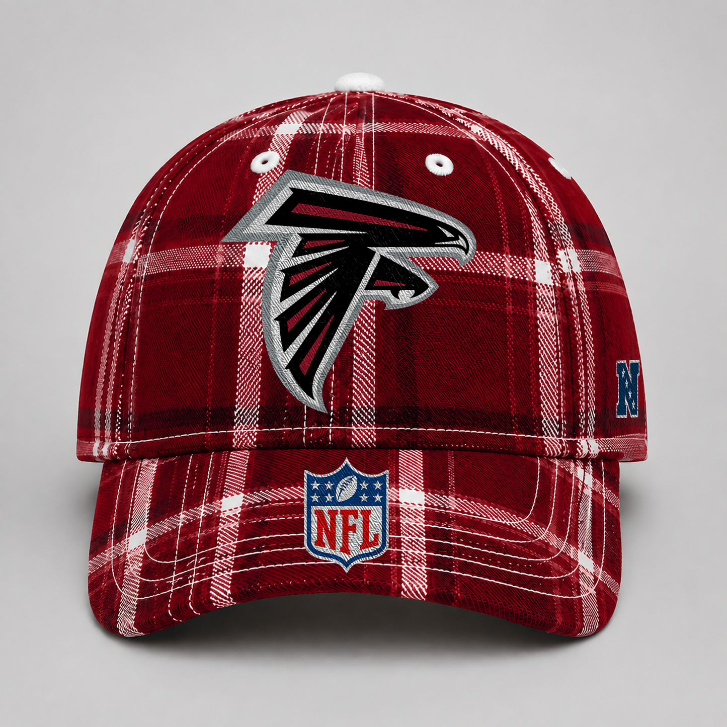 ATL x NFL Premium Varsity Plaid Cap