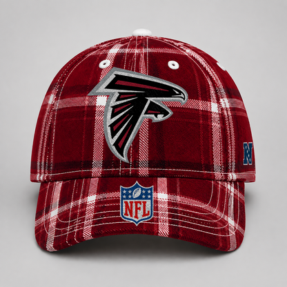 ATL x NFL Premium Varsity Plaid Cap