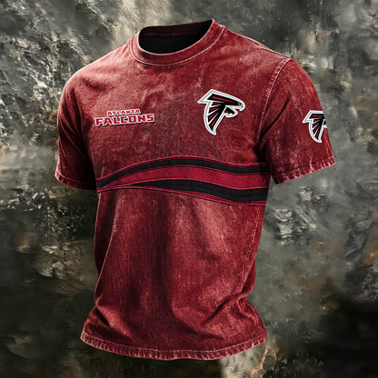 ATL x NFL Washed Cotton Retro Men's T-shirt