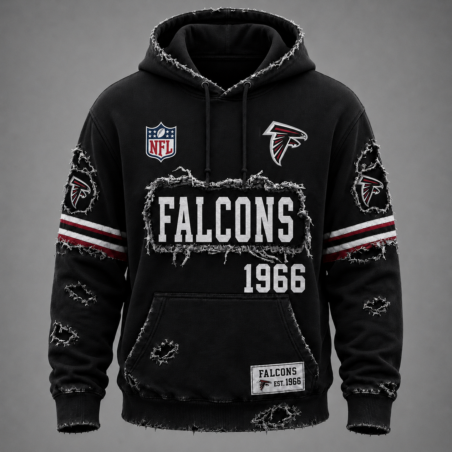 ATL x NFL LUXURY V-Neck T-Shirt 3005 DatND DVT