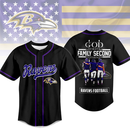 BAL x NFL God First, Family Second ƒ?? Faith & Brotherhood Football Jersey