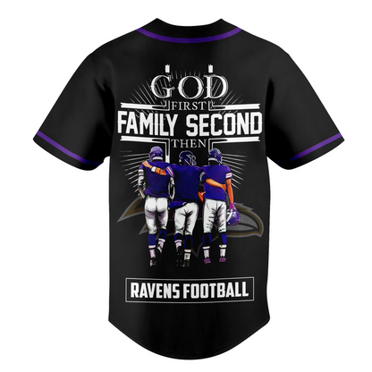 BAL x NFL God First, Family Second ƒ?? Faith & Brotherhood Football Jersey