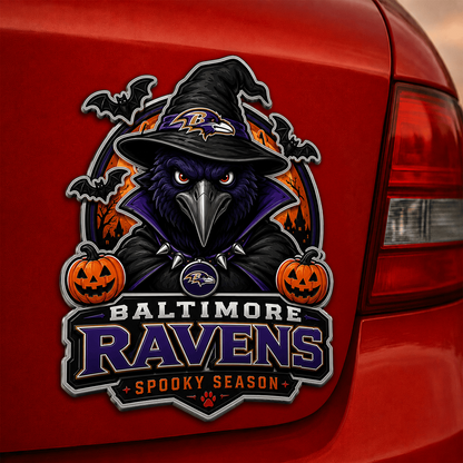 BAL x NFL Halloween Edition Car Namge Badge