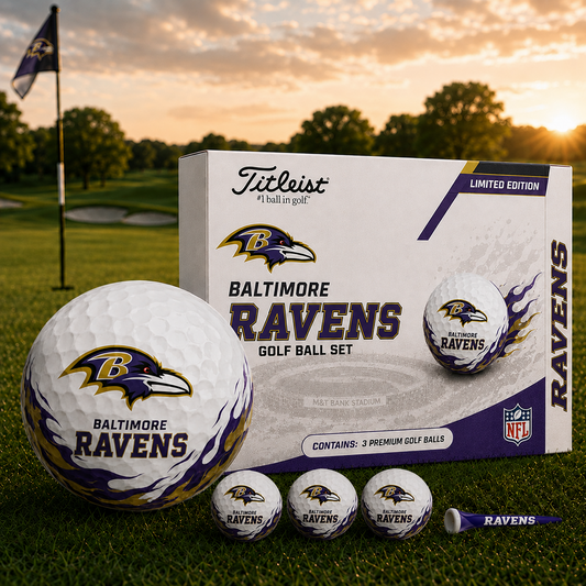 BAL x NFL Inspired Golf Ball Set  3 Premium Golf Balls