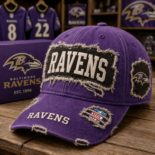 BAL x NFL Premium Patch Cap